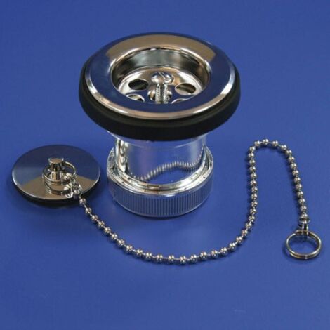 Valve de lavabo/bidet métallique T-61ME 1 1/4
