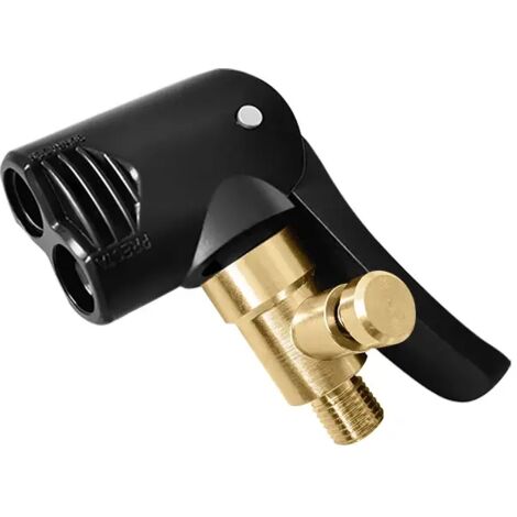 Valve de pneu, embout de pompe, pince, embout de gonflage, gonfleur de voiture, moto, vélo, adaptateur de pompe à air, connecteur fileté-AquaForge
