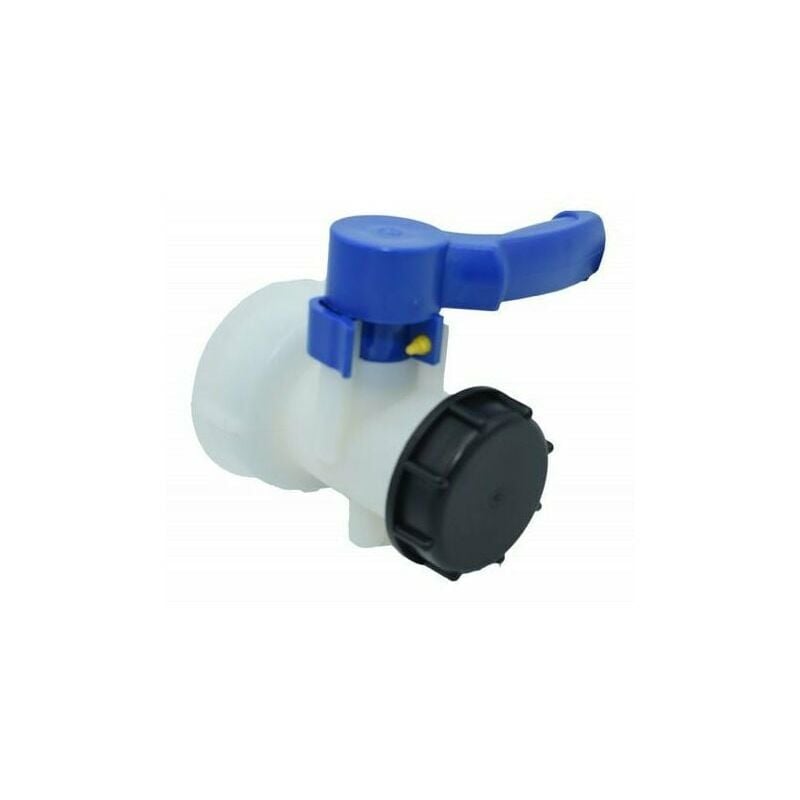 Valve for ibc tank 1000 liters 2' / 62 mm Integrated plastic butterfly valve DN40 (62 mm)