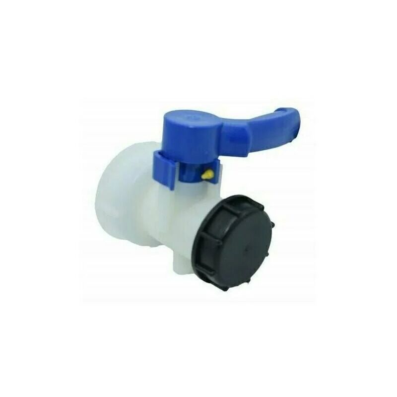 Valve for ibc tank 1000 liters 2" / 62 mm Integrated plastic butterfly valve DN40 (62 mm)