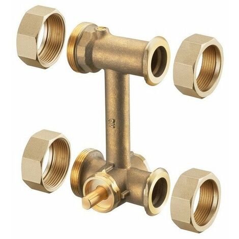 VALVE MElong. TRE VIE SENZA MOTORE, CON DADI E GUARNIZIONI