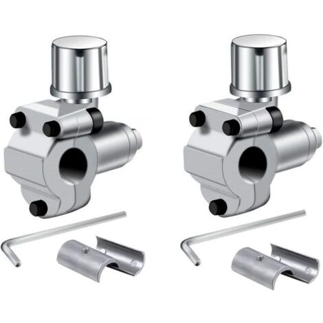 Valve perforée Ulisem BPV-31, 2 pièces, remplacement pour climatisation, compatible avec les tuyaux de diamètre extérieur 1/4", 5/16", 3/8".
