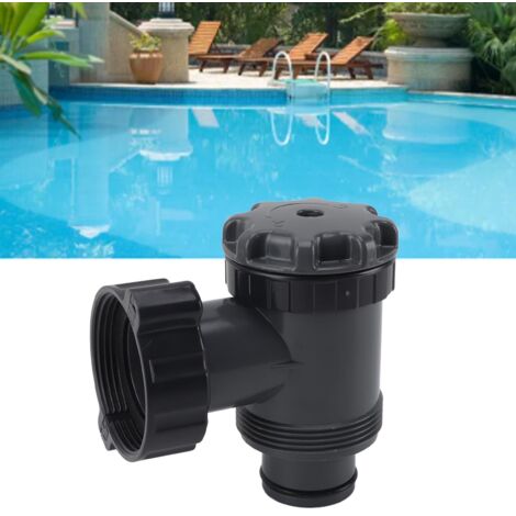 Valve Plongeur pour Piscine Valve ABS 38mm Anti-Blocage Pour Filtre et Pompe Remplacement Facile