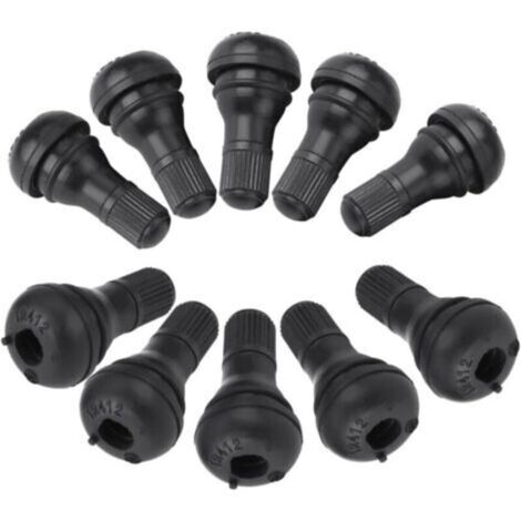 Valve Roue Tracteur Tondeuse,Valve Tr412,Lot De 10 Bouchons Anti-Poussière De Valve De Pneu Pour Voiture