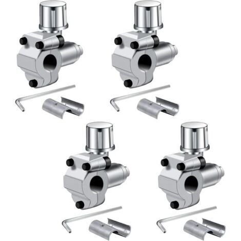 Valves de piercing BPV-31 pour réfrigérateur de climatisation - compatibles avec les tuyaux de 1/4, 5/16, 3/8", remplace BPV31, BPV31D, GPV14, GPV31, GPV38, GPV56, MPV31/paquet de 4