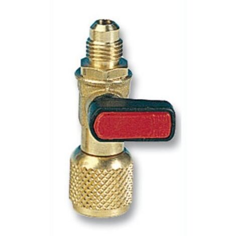 Valvola 1/4 sae m/f girevole con depressore 121 rg5-4 wigam 05001033001