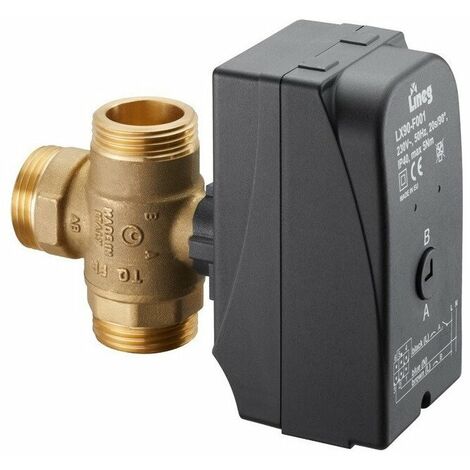 Valvola a 3 VIE, MOT. 230V, STRAT., DN25, PER REGUMAQ X-25 / X-45