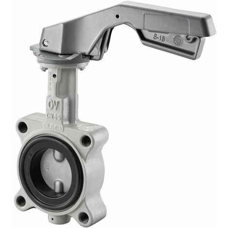 VALVOLA A FARFALLA FILETTATA PN16 CON LEVA DN 125