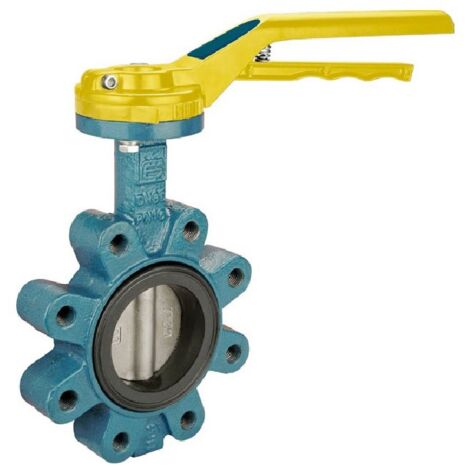 Valvola a farfalla ghisa Gas THESIS 40 LUG / GGG40 / 304 / NBR DN100 PN 10-16 A402YG12