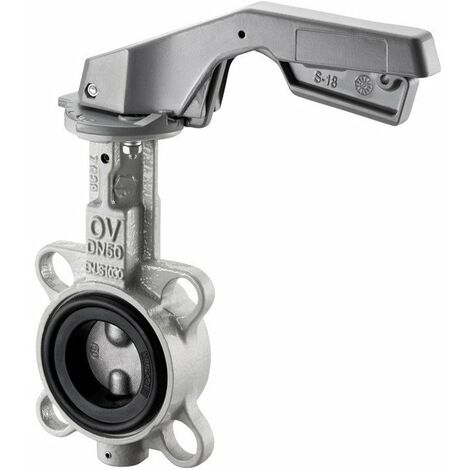 VALVOLA A FARFALLA PN16 CON LEVA DN65