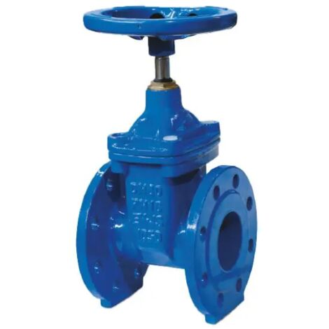 Valvola a saracinesca a cuneo gommato con corpo piatto in ghisa serie gtk-16 pn16 dn80 AMBRA WATER