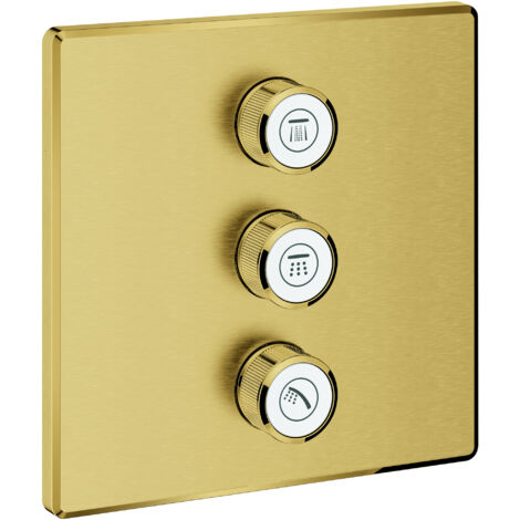 Valvola a scomparsa GROHTHERM SMARTCONTROL angolare, tripla cool sunrise spazzolato GROHE