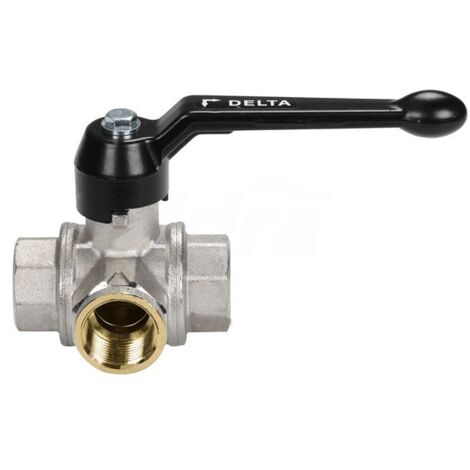 Valvola A Sfera 3 Vie Flusso L 1/2"