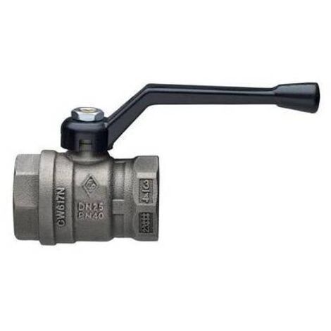 VALVOLA A SFERA A PASSAGGIO TOTALE FF CON LEVA JUNIOR-SFER 1/2" DN 15 PN 40