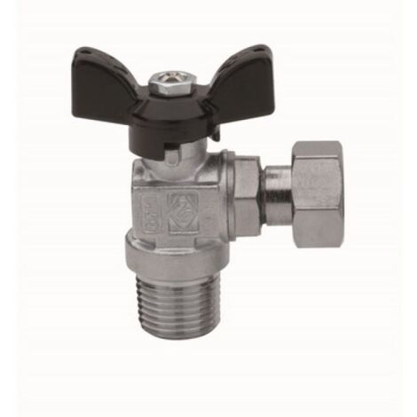 VALVOLA A SFERA A SQUADRA FILETTATURA MASCHIO CON GIRELLO 1/2&quot x 1/2&quot