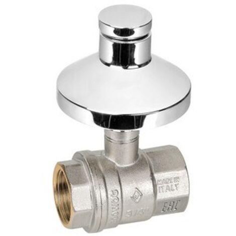 VALVOLA A SFERA AD INCASSO CON CAPPUCCIO 3/4''  DN 20  PN 40 BUGATTI