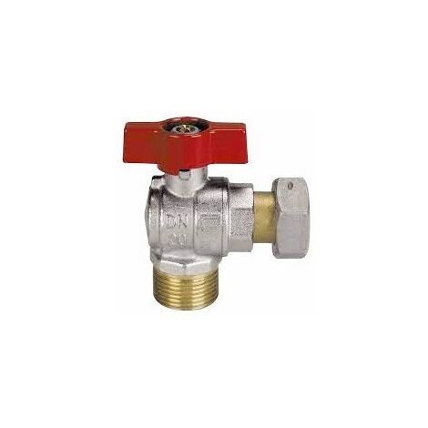 Valvola a sfera ASTER ACS CONTATORE SQUADRA maschio con girello 3/4" x 3/4" 2168R405
