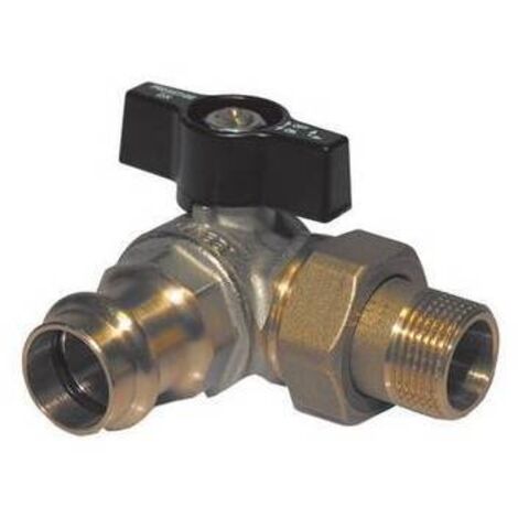 VALVOLA  A SFERA ATTACCO A PRESSARE/COLLETTORE DX 3/4 x 22   EFFEBI