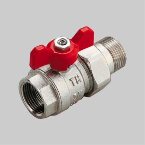 Valvola a sfera con bocchettone 3/4" TIEMME