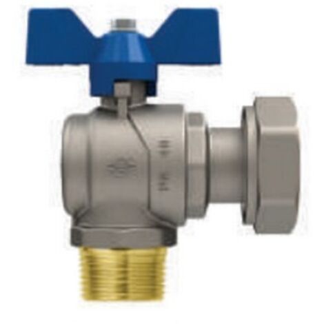 VALVOLA A SFERA CON FARFALLA A SQUADRA EVOLUTION MASCHIO DADO GIREVOLE 3/4" x 3/4" DN 20 PN 40