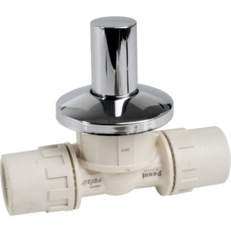 VALVOLA A SFERA DA INCASSO A PASSAGGIO TOTALE CONNESSIONE MEDIANTE BICCHIERATURA IN TECNOPOLIMERO SE - 20X2  - VIL