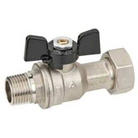 VALVOLA A SFERA DIRITTA A PASSAGGIO TOTALE MF DADO MOBILE 1/2" x 3/4" BUGATTI