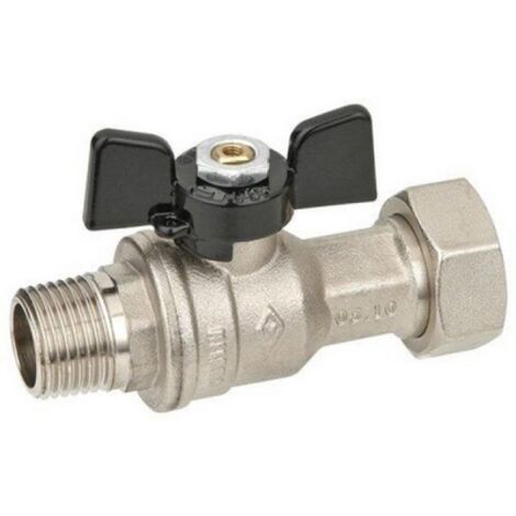 VALVOLA A SFERA DIRITTA A PASSAGGIO TOTALE MF DADO MOBILE 1/2&quot x 3/4&quot