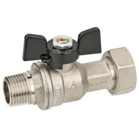 VALVOLA A SFERA DIRITTA A PASSAGGIO TOTALE MF DADO MOBILE Misura: 3/4" x 3/4"  DN 15  PN 40
