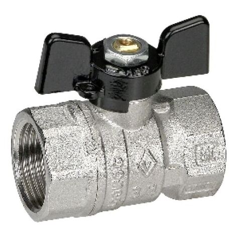 VALVOLA A SFERA FF CON FARFALLA 1&quot1/4 DN 32