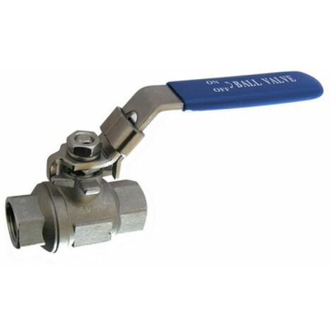VALVOLA A SFERA FF CON LEVA ACCIAIO INOX 1&quot