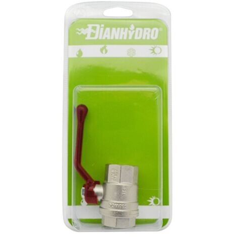 VALVOLA A SFERA FF CON LEVA BLISTER 1" DN 25 PN 40