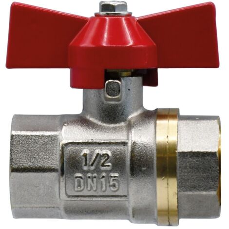 VALVOLA A SFERA FF FF 1/2" FLUXY 10 PZ