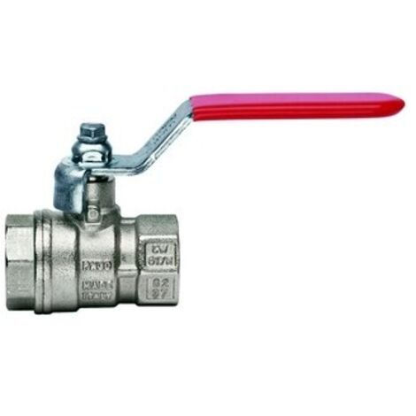 VALVOLA A SFERA FF LEVA PIATTA 3/4" (DN 20) 30 bar/ 435 psi