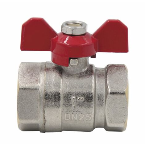 Valvola a sfera FF maniglia a farfalla PN 40 3/4"