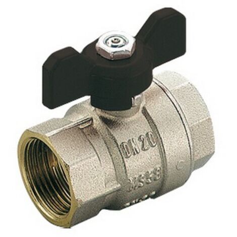 VALVOLA A SFERA FF SCIROCCO PASSAGGIO TOTALE CON FARFALLA 1/2" DN 15 PN 50
