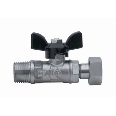 VALVOLA A SFERA FILETTATURA MASCHIO CON GIRELLO 1/2&quot x 1/2&quot