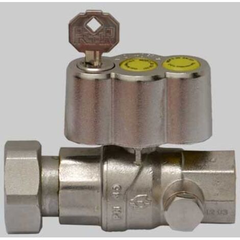 VALVOLA A SFERA GAS DIRITTA POST CONTATORE - 3/4 x 1" girevole