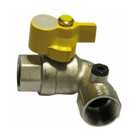 VALVOLA A SFERA GAS FF A SQUADRA S.ZA SERRATURA 3/4&quot