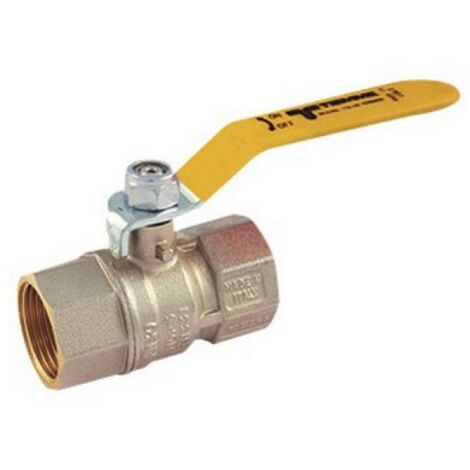 VALVOLA A SFERA GAS FF CON LEVA PIATTA 1&quot1/4