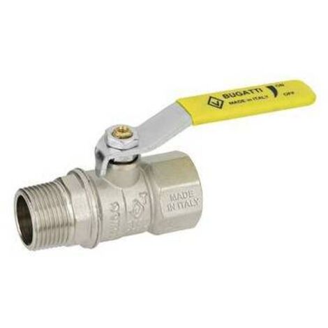 VALVOLA A SFERA GAS MF LEVA LUNGA MOD. DAKOTA 3/4" DN 15