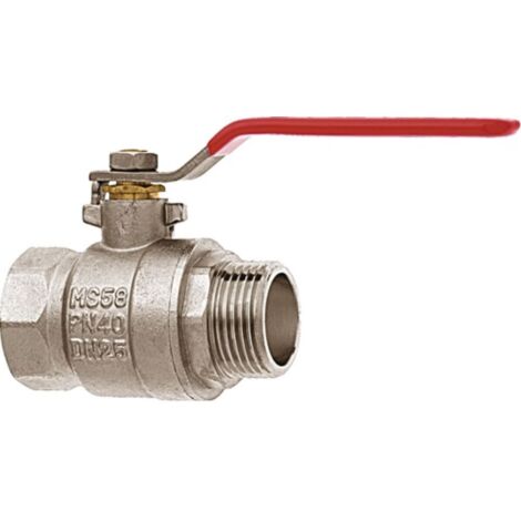 Valvola a sfera GEKA plus tipo 3 ottone IG 3/4 pollici misura nominale mm 19 AG 3/4 pollici