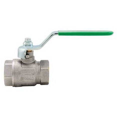 Valvola a sfera ideal dvgw ff con leva piatta passaggio totale  1 (DN 25) 40 bar / 580 psiITAP