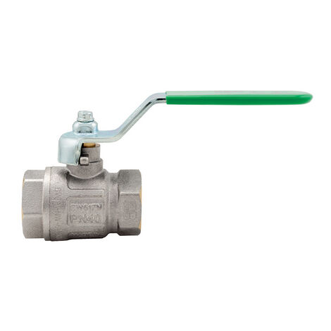 Valvola a sfera ideal dvgw ff con leva piatta passaggio totale 1"1/4 (dn 32) 30 bar / 435 psi