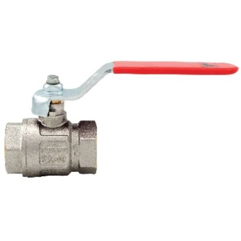 VALVOLA A SFERA IDEAL PASSAGGIO TOTALE LEVA PIATTA LUCCH. 1&quot  (DN25)  40 bar / 580 psi
