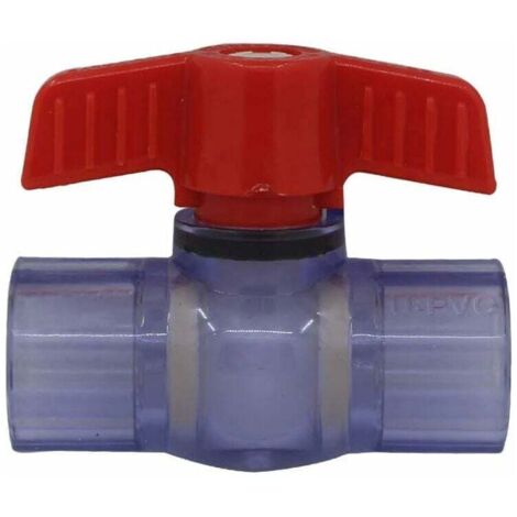 Valvola a sfera in pvc 20 25 32 40 50 63 mm valvola a sfera valvola a sfera valvola incollata piscina a sfera (diametro interno 40 mm)