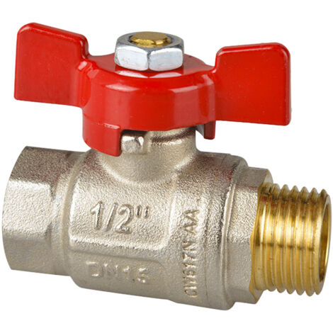 Valvola A Sfera M/F A Passaggio Totale Con Farfalla In Alluminio Icma 1" Pn 40