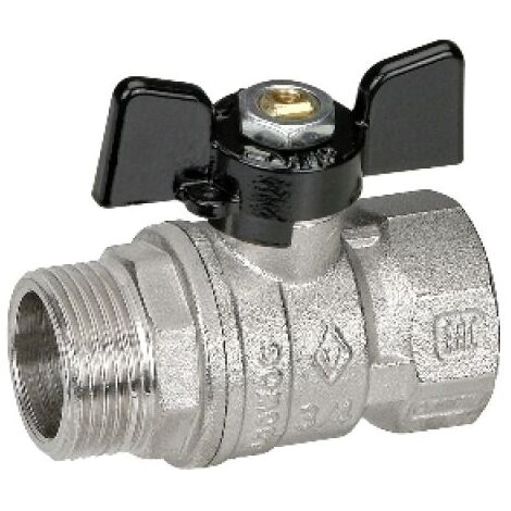 VALVOLA A SFERA MF CON FARFALLA 1/2&quot DN 15