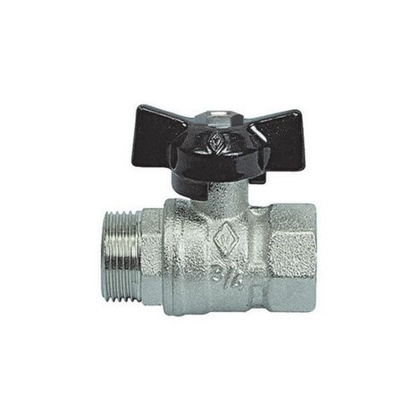 Valvola a sfera mf con farfalla 1"  dn 25  pn 40