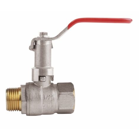 Valvola a sfera MF con maniglia allungata PN 40 1/2"