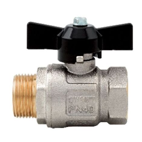 VALVOLA A SFERA MF IDEAL PASSAGGIO TOTALE 3/8 DN10 50bar/725psi farf.ner